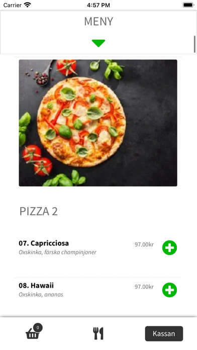 Olympia pizzeria Screenshot
