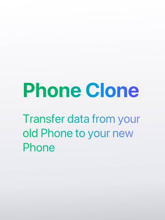 Phone Clone - Smart Switch . iPad screenshot 1 - Productivity app