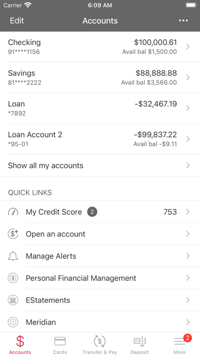 Bank of Easton Mobile Banking Screenshot