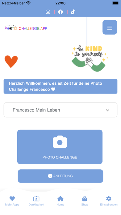 Screenshot #1 pour Dankbarkeit Photo-Challenge
