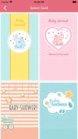 Game screenshot Baby Shower Invitation Card apk