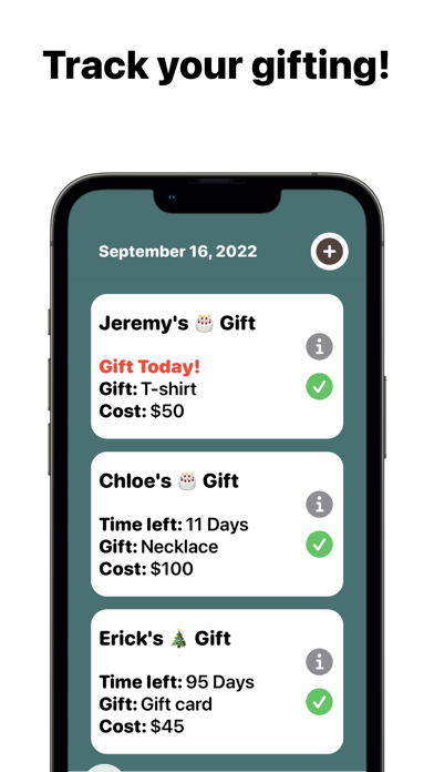 Giftist - Gift List Planner Screenshot