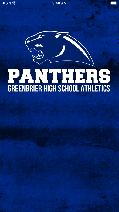 Greenbrier Panthers Athletics Screenshot