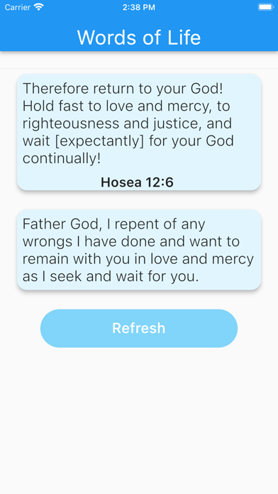 Words of Life - Devotional Screenshot