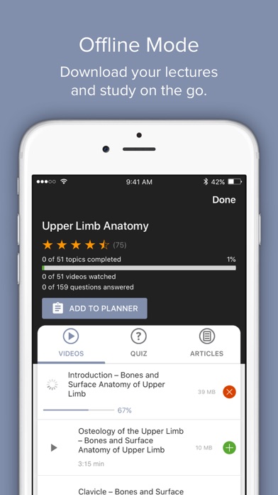 LMU-PA Harrogate Lecturio Screenshot