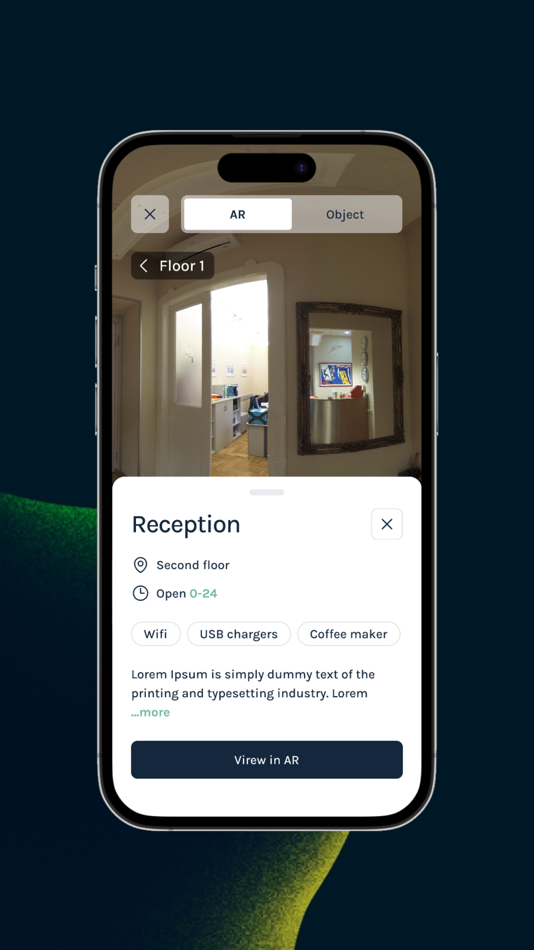 #2. Office AR Demo (iOS) 由: Hiflylabs
