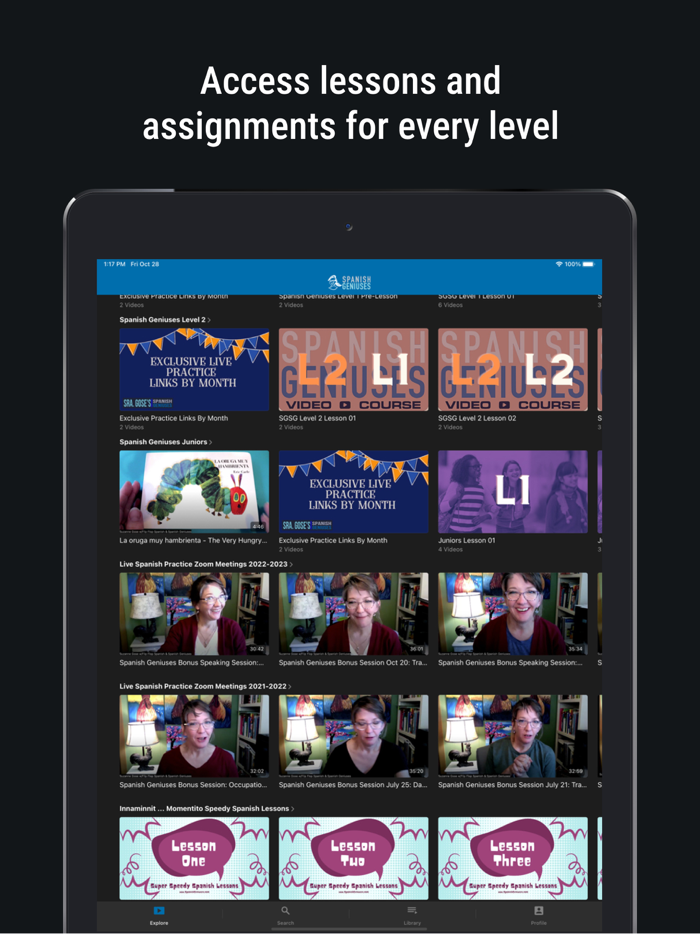 Spanish Geniuses Video Course