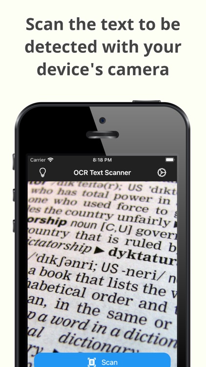 OCR Text Scanner – Text reader