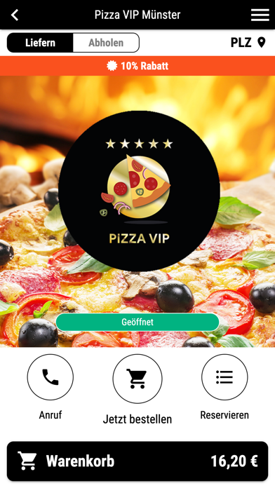 Pizza VIP Münster Screenshot