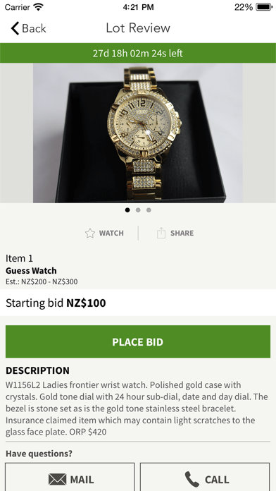 Global Asset Auctions Screenshot