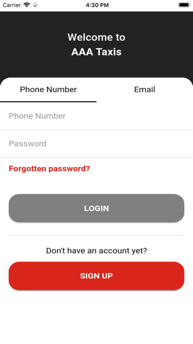 AAA Taxis & Private Hire Screenshot