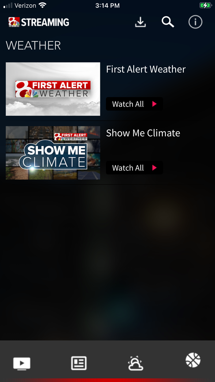KOMU 8 Mobile Streaming