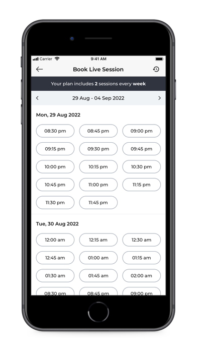 Alume Fitness Screenshot