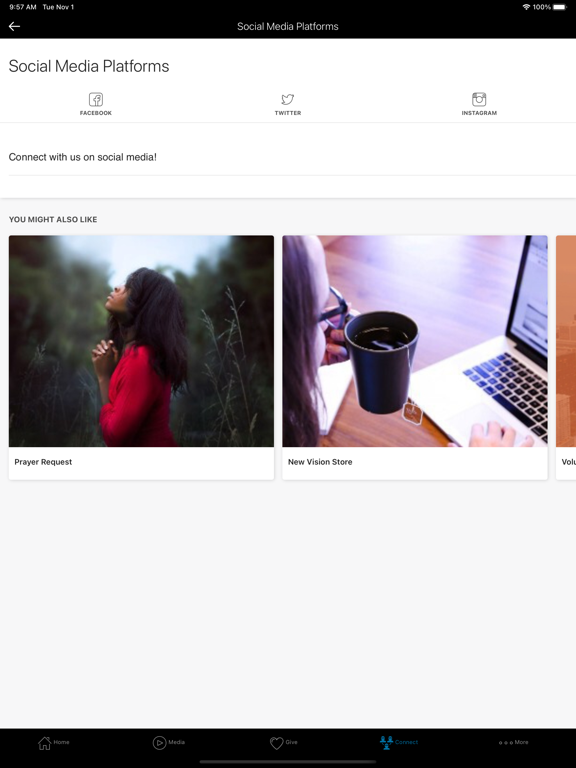 New Vision Ministries- Fred'bg iPad screenshot 2 - Lifestyle app