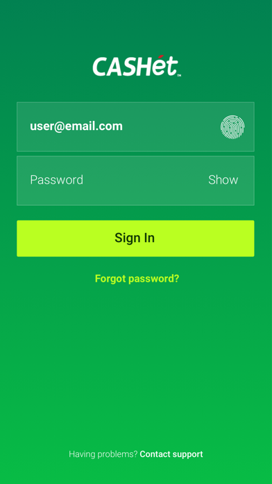 CASHét App Screenshot