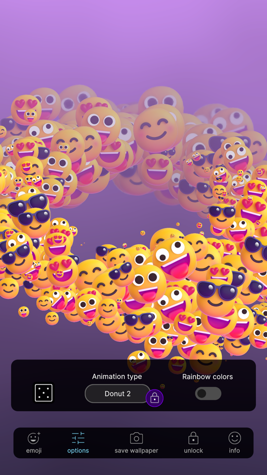 #6. MOJI MOJI : Wallpaper Maker (iOS) 由: Piotr Wysok