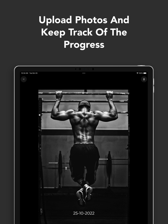 Workout Calendar: Track/Log iPad screenshot 5 - Health & Fitness app