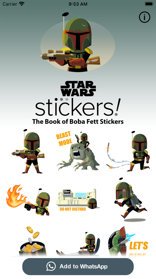 The Book of Boba Fett Stickers - 1.0 - (iOS)