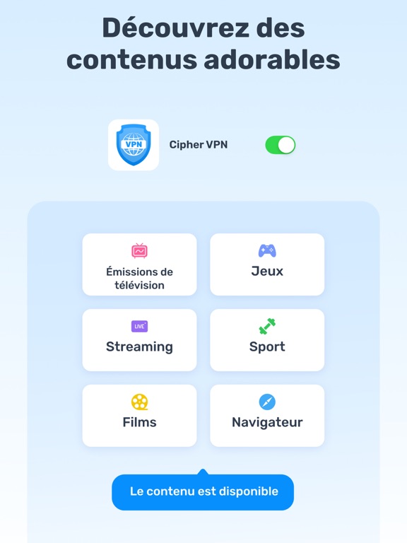 Screenshot #6 pour Cipher VPN  - Maître proxy