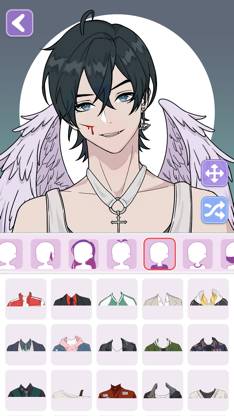 Vlinder avatar maker: Anime screenshot 1