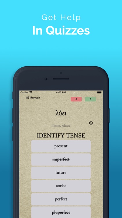 ParseGreek - Greek Quizzing screenshot-6