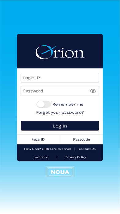 Orion FCU Mobile Screenshot