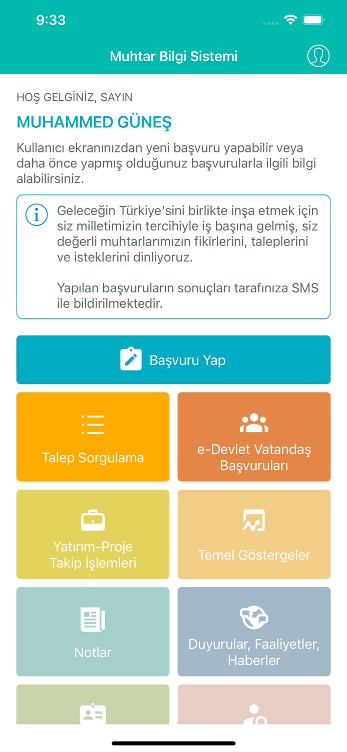 Muhtar Bilgi Sistemi