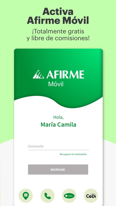 Afirme Móvil Screenshot