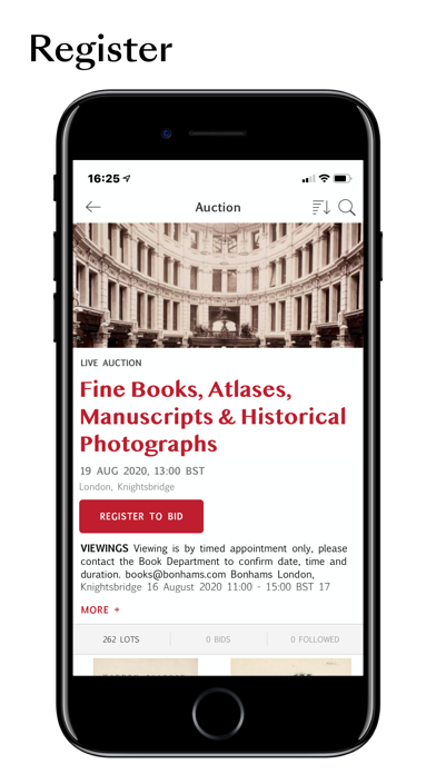 Bonhams Skinner Screenshot