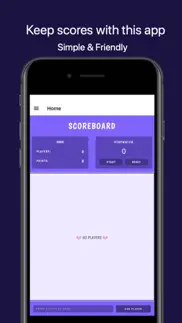 scoreboard keeper app iphone screenshot 1