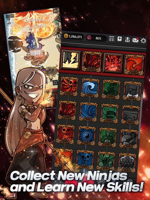 NinjaBattle : Defense RPG screenshot 9