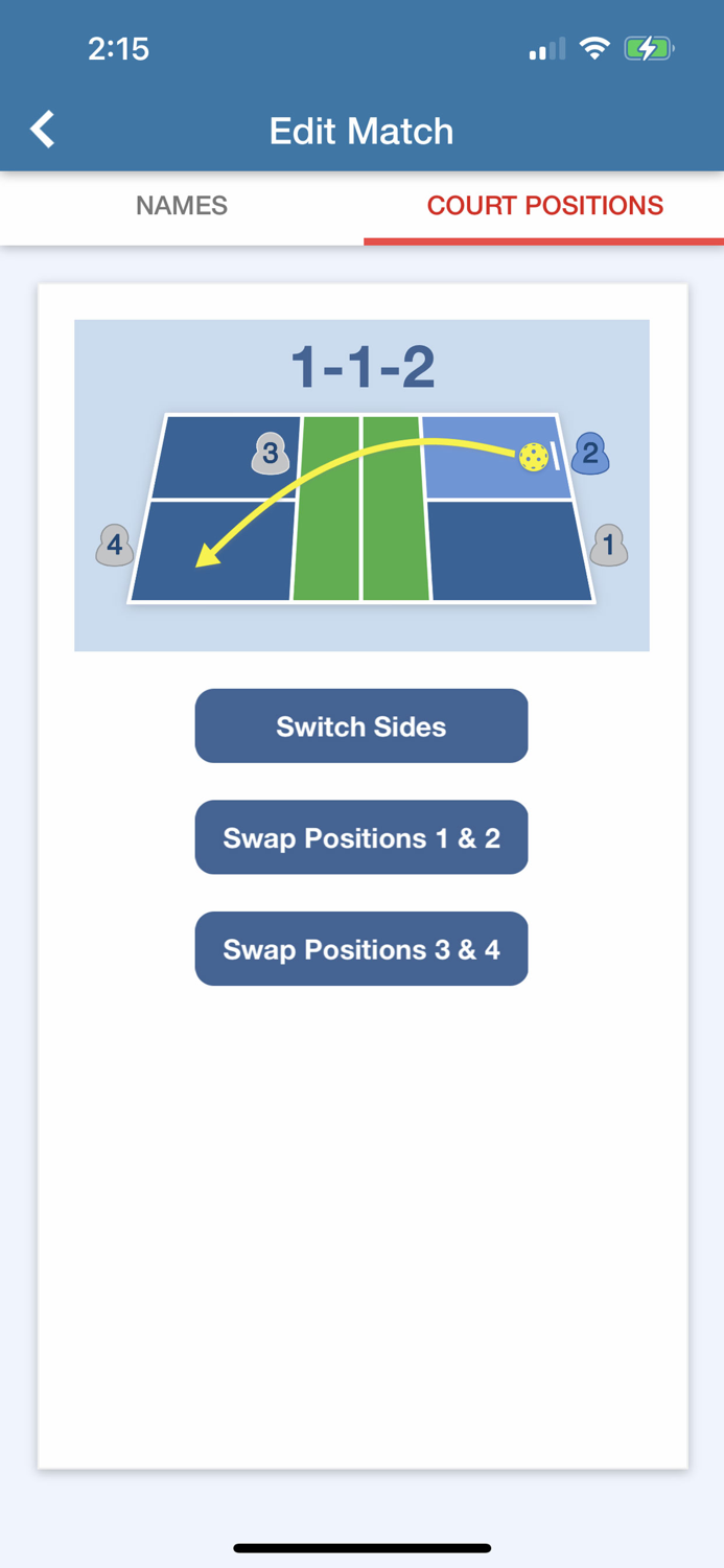 Dinking Up - Pickleball Scores