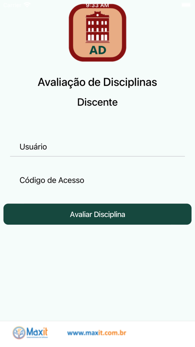 AD - Discente Screenshot