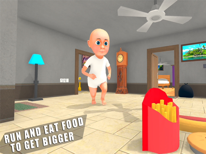 Giant Fat Baby Simulator 3D
