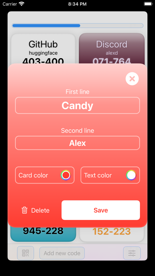 #5. 30 Seconds — 2FA codes (iOS) By: Nikita Starshinov