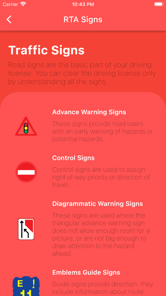 #3. RTA Signal Test:Traffic Signs (iOS) 由: Waheed Akhtar