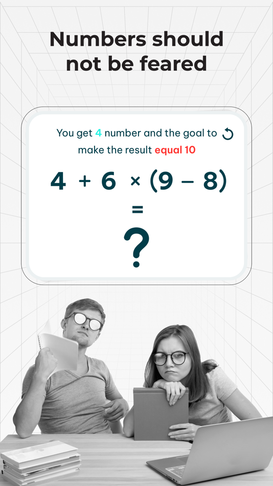 #8. 4 Numbers: Solve to 10 Quest (iOS) 由: Trang Phi Thi