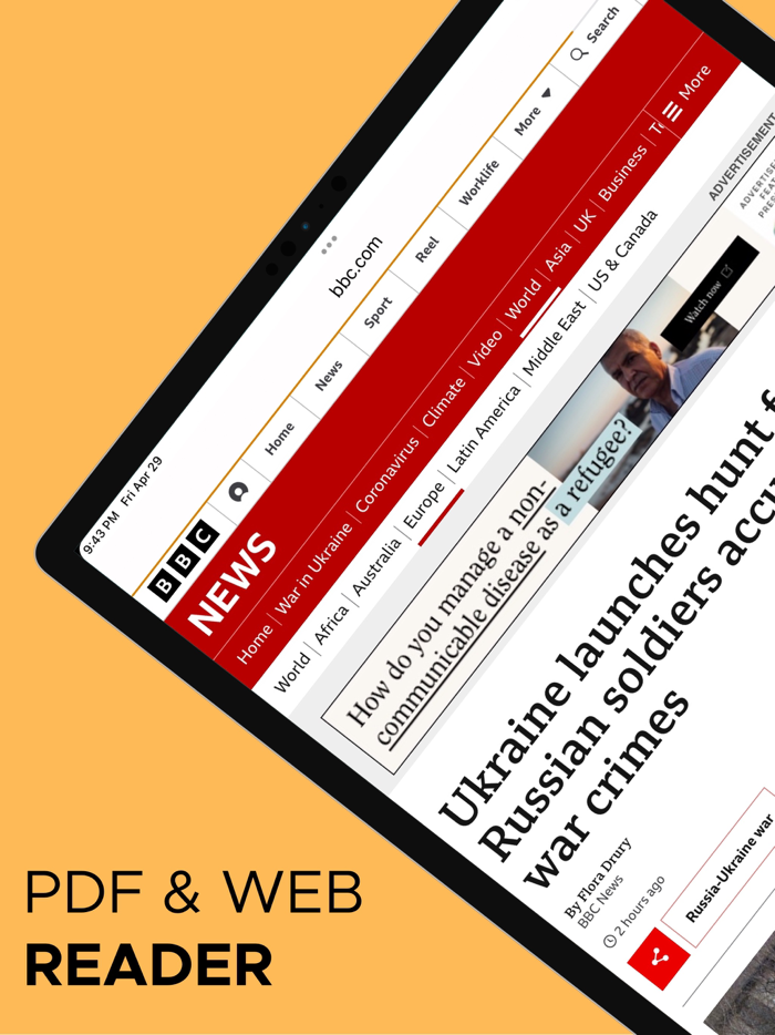 Reader - Listen to Pdf  Web