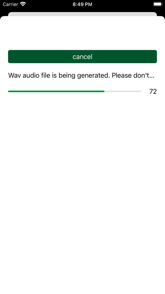 #2. Umbrella text to Speech (iOS) Podle: 溪明 林