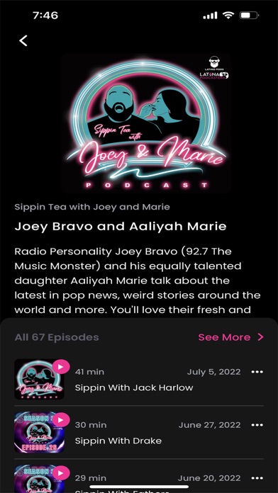 Latina Podcasters Network Screenshot