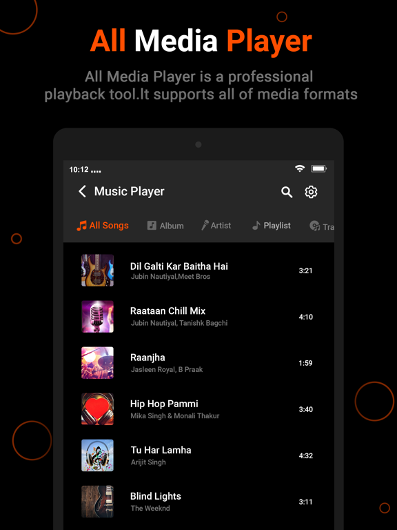 Media Player : HD Video Player iPad screenshot 6 - Photo & Video app