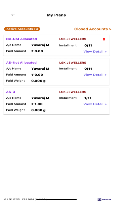 LSK JEWELLERS Screenshot
