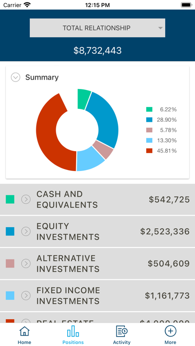 Bell Bank Wealth Screenshot