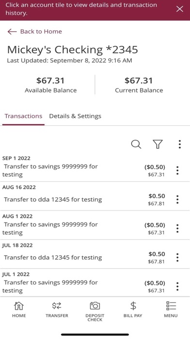 First Bankers Trust Company NA Screenshot