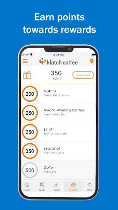 Klatch Coffee App Screenshot