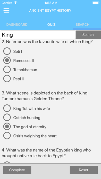 Ancient Egypt Quizzes Screenshot