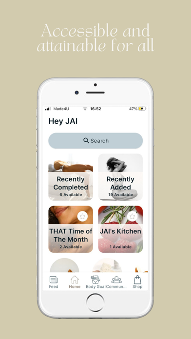 JAI: Fitness + Wellness Screenshot