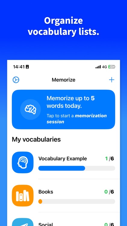 Collect words with Memorize screenshot-3