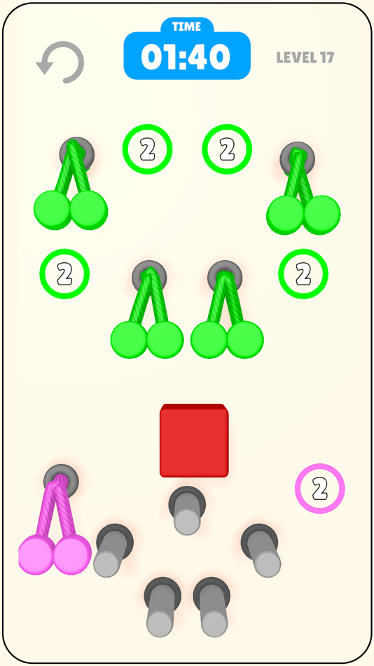 #5. Rope Connect Puzzle (iOS) By: Mert Yilmaz