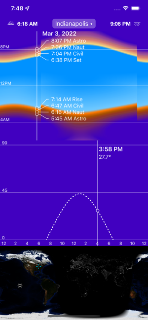 ‎Sunrise Solar Calculator Screenshot